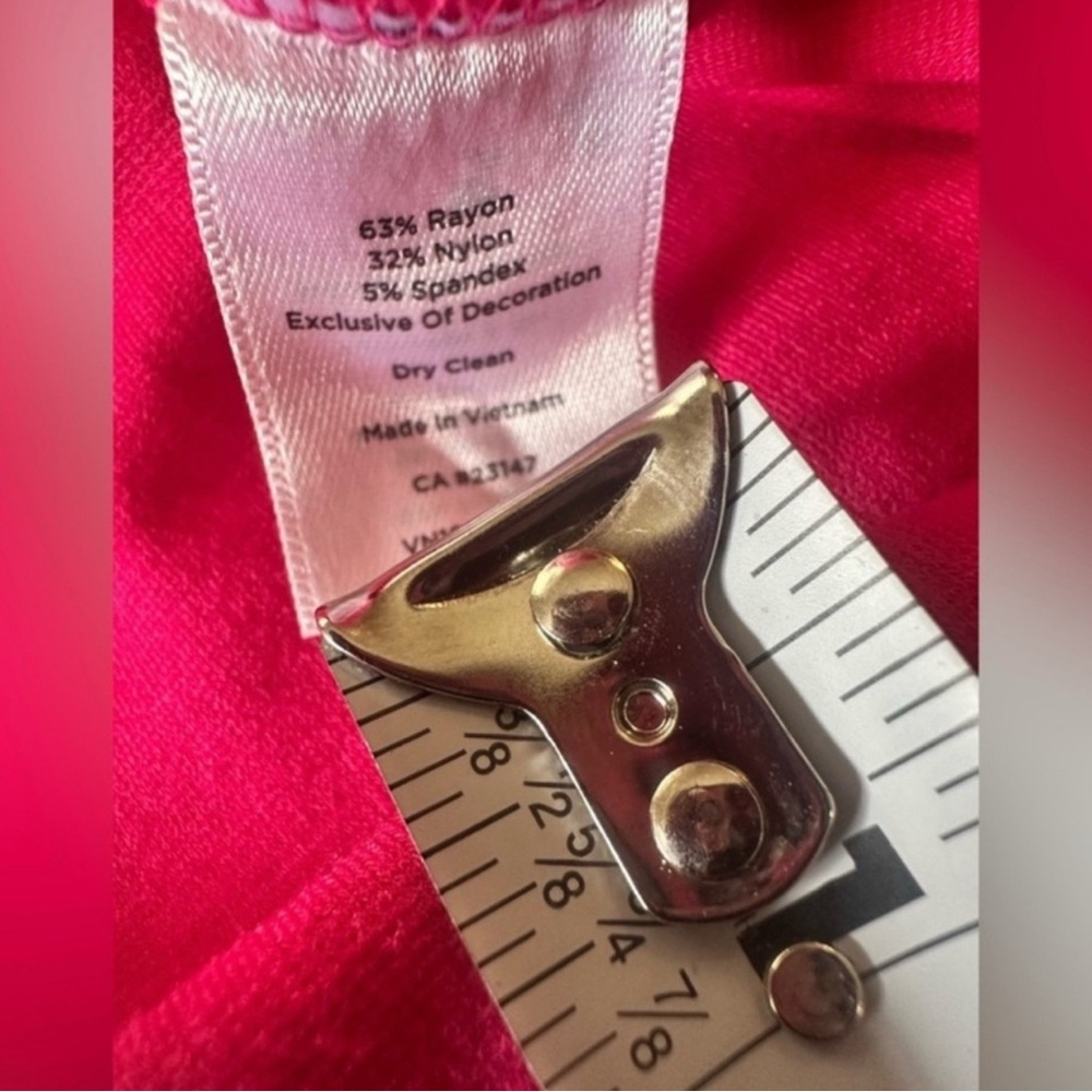 Talbots Pink Shift Dress with Rickrack Trim - Picture 11 of 11